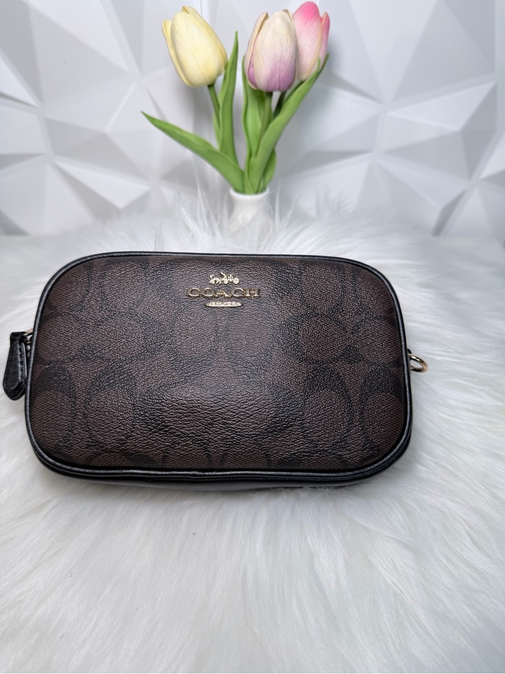 Coach convertible Crossbody with Belt Bag brown signature canvas 🤎 - Picture 2 of 15